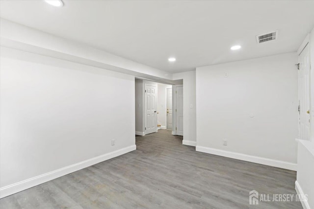 376 New Brunswick Ave, East Brunswick, NJ 08816 - empty room featuring recessed lighting and wood finished floors