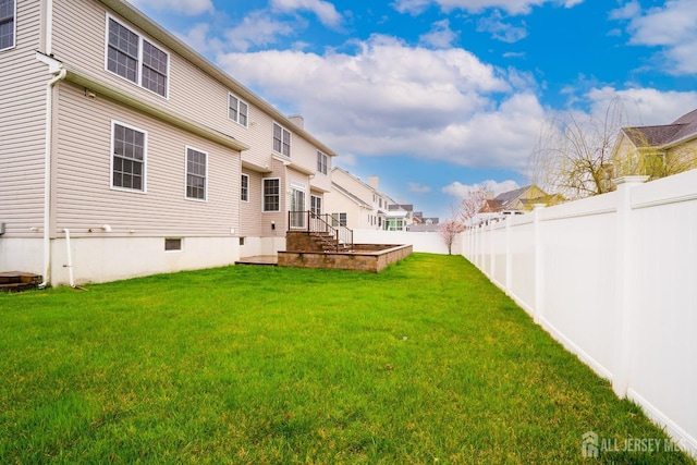 back of house with a residential view