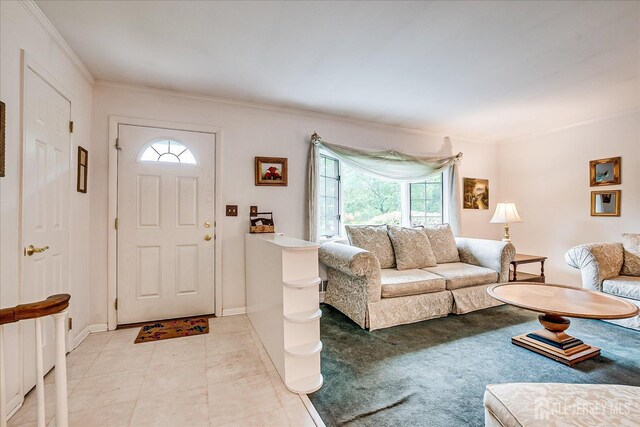 200 Elwood St, Piscataway, NJ 08854 - foyer entrance featuring healthy amount of natural light, crown molding, and baseboards