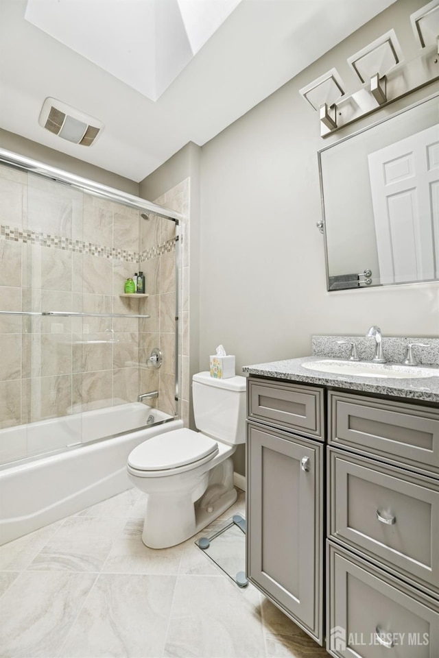 2 Derby Ln, East Brunswick, NJ 08816 - full bath with vanity and combined bath / shower with glass door