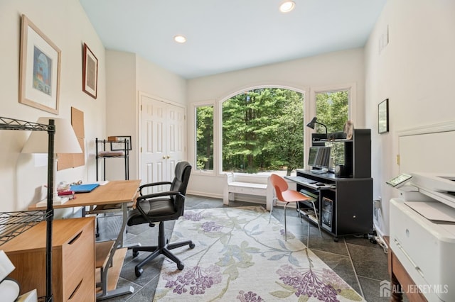 2 Derby Ln, East Brunswick, NJ 08816 - home office with healthy amount of natural light and recessed lighting