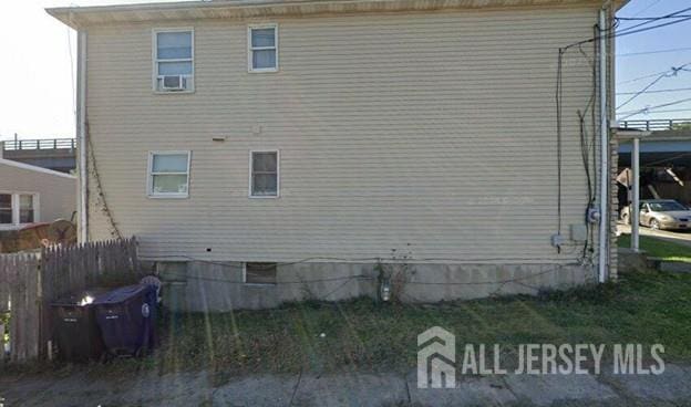 852 Kreil St, Perth Amboy, NJ 08861 - rear view of house with cooling unit