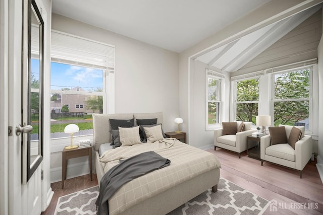 5 Wedgewood Ave, Woodbridge Proper, NJ 07095 - bedroom with vaulted ceiling and wood finished floors
