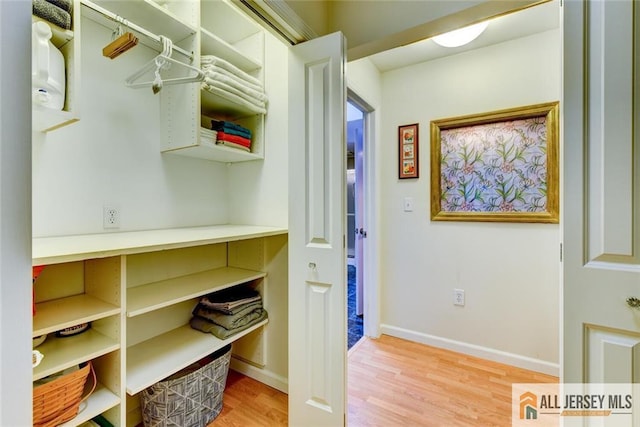 interior space featuring light hardwood / wood-style flooring