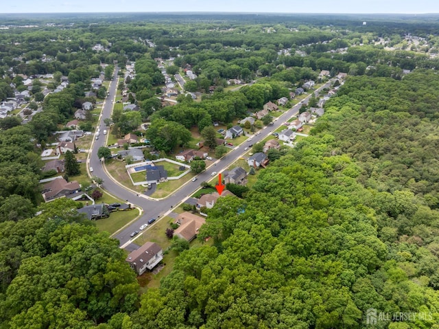 28 Sugarbush Rd, Howell, NJ 07731 - aerial view of property and surrounding area with a forest