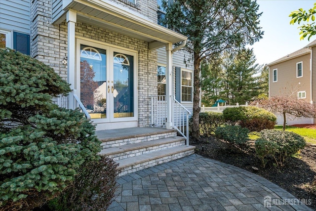 12 Carriage Dr, Piscataway, NJ 08854 - view of exterior entry with french doors