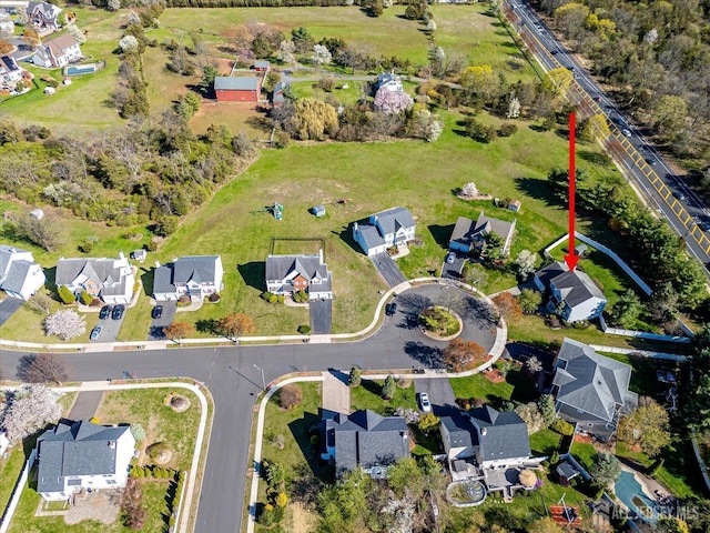12 Carriage Dr, Piscataway, NJ 08854 - aerial view of property and surrounding area with nearby suburban area