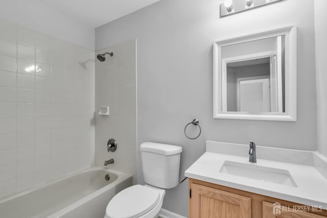 242 Hawthorne Rd, North Brunswick, NJ 08902 - bathroom featuring vanity and tub / shower combination