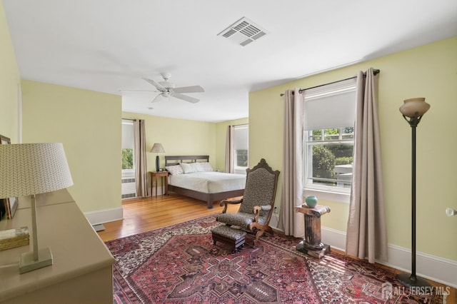84 N Main St N, Cranbury, NJ 08512 - bedroom featuring wood finished floors and ceiling fan