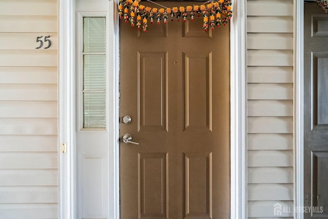 view of entrance to property