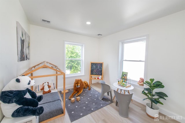 35 Evergreen Ave, Fords, NJ 08863 - recreation room with wood finished floors, baseboards, and recessed lighting