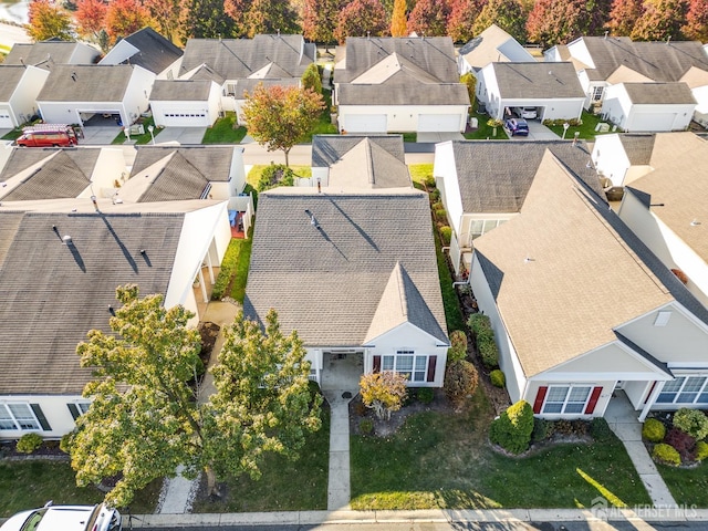 birds eye view of property featuring a residential view