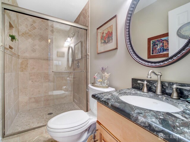 7 Willis Ct, East Brunswick, NJ 08816 - bathroom with vanity and a stall shower