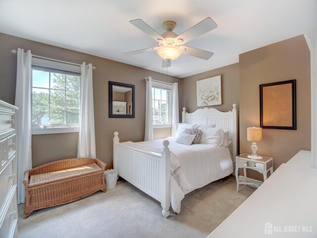 7 Willis Ct, East Brunswick, NJ 08816 - bedroom with light carpet and ceiling fan
