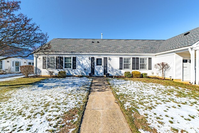 view of ranch-style home