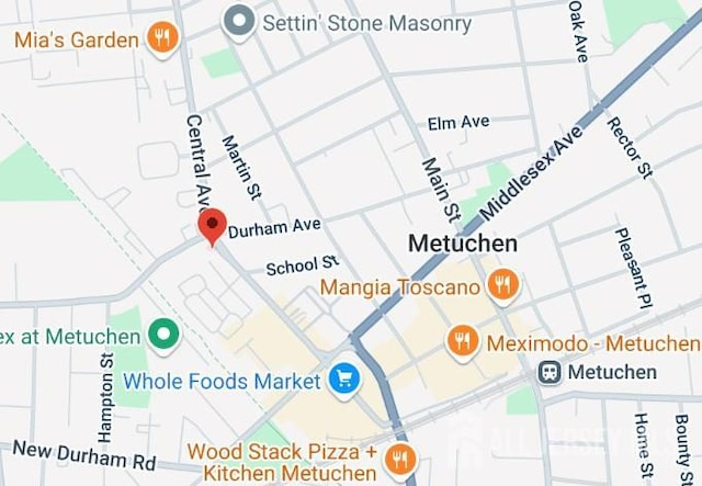 16 Park Sq, Metuchen, NJ 08840 - map / location