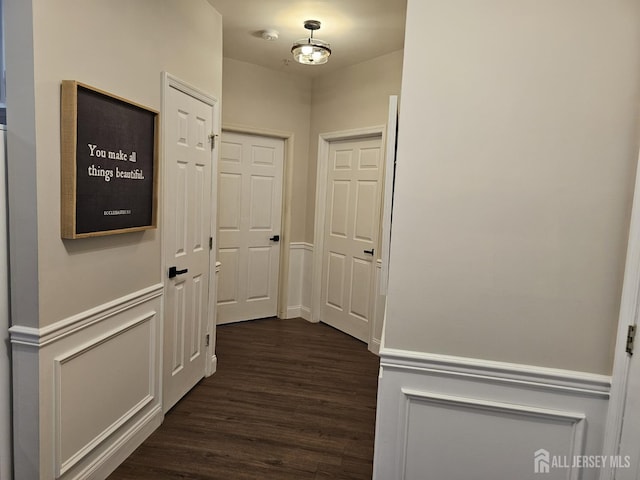 16 Park Sq, Metuchen, NJ 08840 - hall with dark wood-style flooring