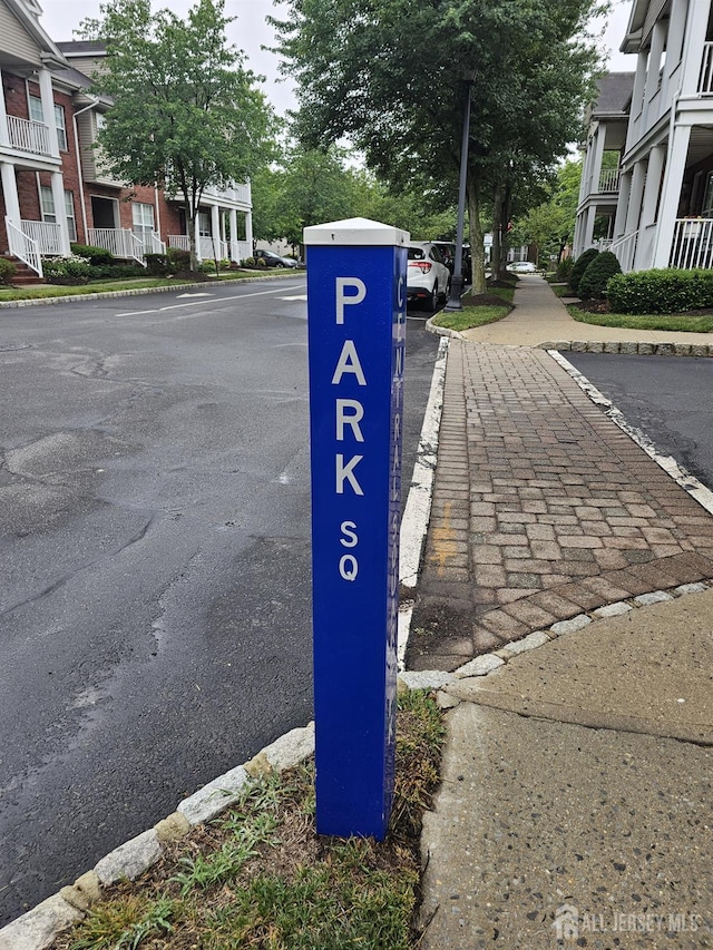 16 Park Sq, Metuchen, NJ 08840 - view of asphalt street featuring curbs and a residential view