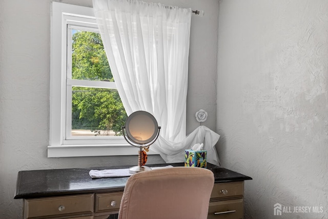 858 Burnt Tavern Rd, Brick, NJ 08724 - home office with a textured wall