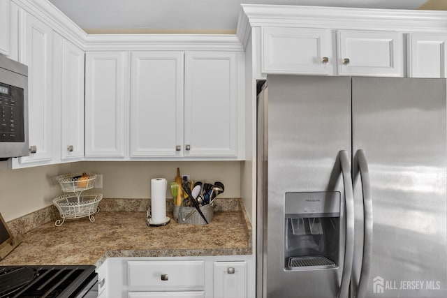 858 Burnt Tavern Rd, Brick, NJ 08724 - kitchen featuring appliances with stainless steel finishes and white cabinetry