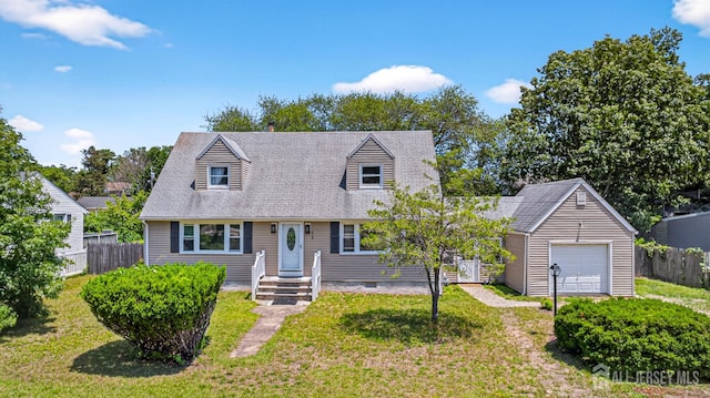 858 Burnt Tavern Rd, Brick, NJ 08724 - cape cod home featuring a garage