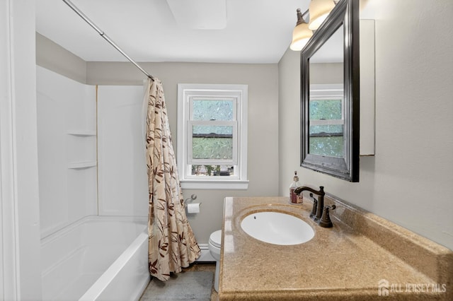 858 Burnt Tavern Rd, Brick, NJ 08724 - bathroom featuring vanity and shower / bath combination with curtain