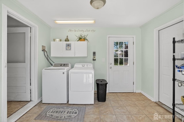 858 Burnt Tavern Rd, Brick, NJ 08724 - laundry room with cabinet space and washing machine and clothes dryer