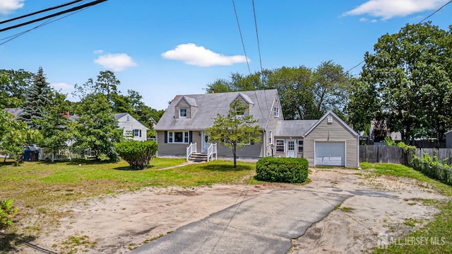 858 Burnt Tavern Rd, Brick, NJ 08724 - cape cod-style house with an attached garage and asphalt driveway