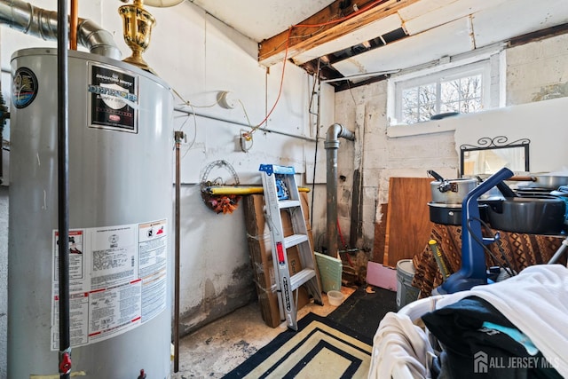 39 Webb Dr, Fords, NJ 08863 - basement with gas water heater