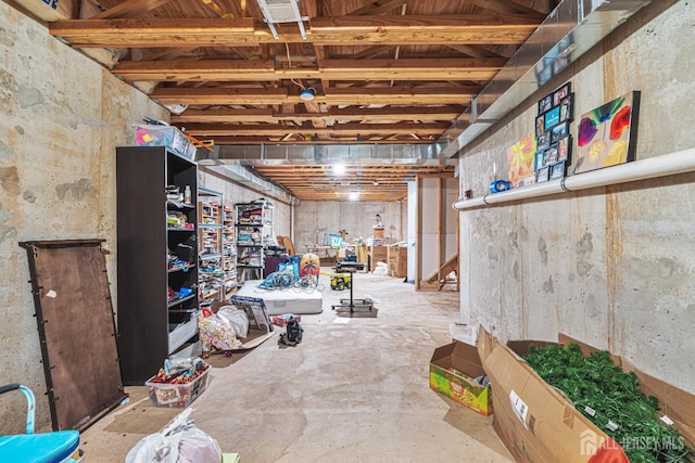 36 Andrews Way, Piscataway, NJ 08854 - view of unfinished below grade area