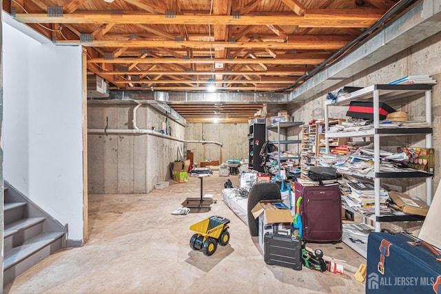 36 Andrews Way, Piscataway, NJ 08854 - view of unfinished basement