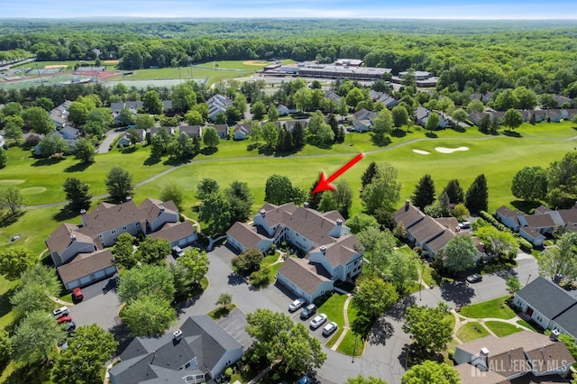 40 Rutland Ln Unit 40C, Monroe, NJ 08831 - aerial perspective of suburban area with a forest and a local golf course