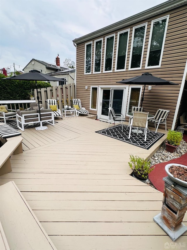 view of deck