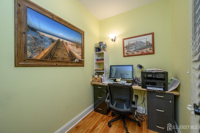 1156 Kline Pl, Rahway, NJ 07065 - office featuring light wood-style flooring and baseboards