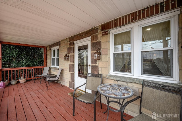 1156 Kline Pl, Rahway, NJ 07065 - view of wooden porch