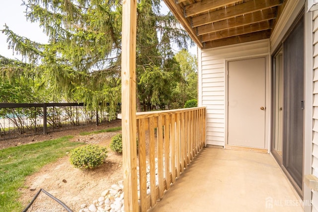 5108 Ravens Crest Dr, Plainsboro, NJ 08536 - view of patio featuring fence