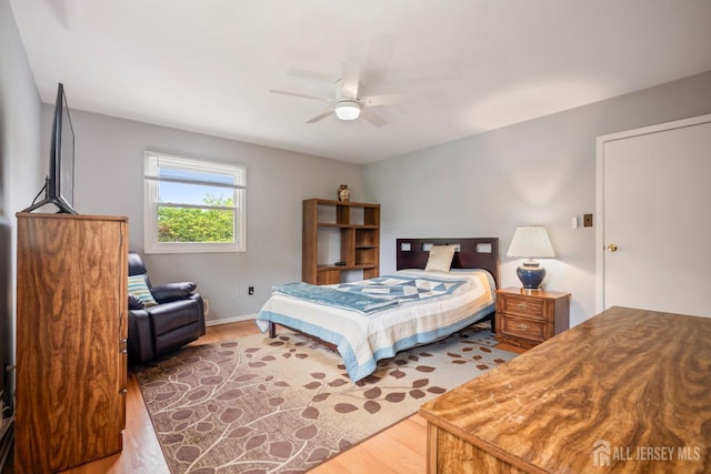 44 Frost Ave, East Brunswick, NJ 08816 - bedroom featuring wood finished floors, baseboards, and ceiling fan