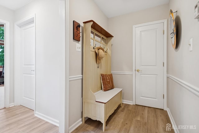 6 Steven Rd, South Brunswick, NJ 08824 - mudroom featuring light wood-style flooring
