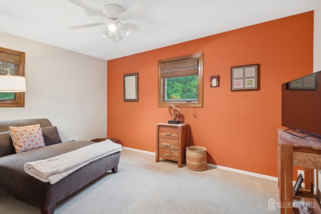 6 Steven Rd, South Brunswick, NJ 08824 - carpeted bedroom featuring baseboards and ceiling fan
