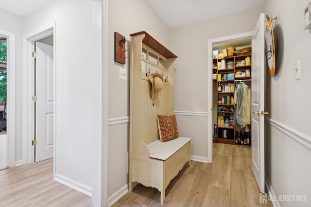 6 Steven Rd, South Brunswick, NJ 08824 - mudroom with light wood-type flooring