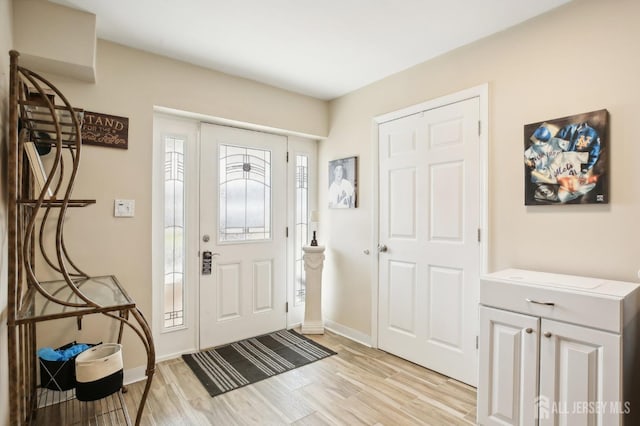 415 Lorillard Ave, Union Beach, NJ 07735 - foyer entrance featuring baseboards and light wood-style flooring