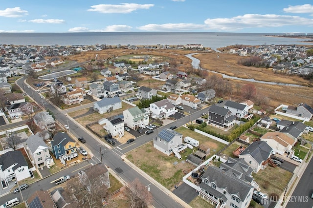 415 Lorillard Ave, Union Beach, NJ 07735 - drone / aerial view with a water view and a residential view