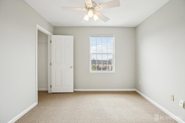 415 Lorillard Ave, Union Beach, NJ 07735 - unfurnished bedroom with baseboards, carpet, and a ceiling fan