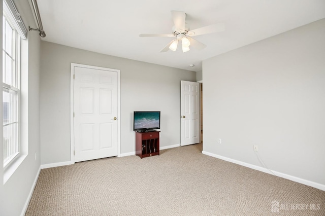 415 Lorillard Ave, Union Beach, NJ 07735 - interior space featuring baseboards and ceiling fan