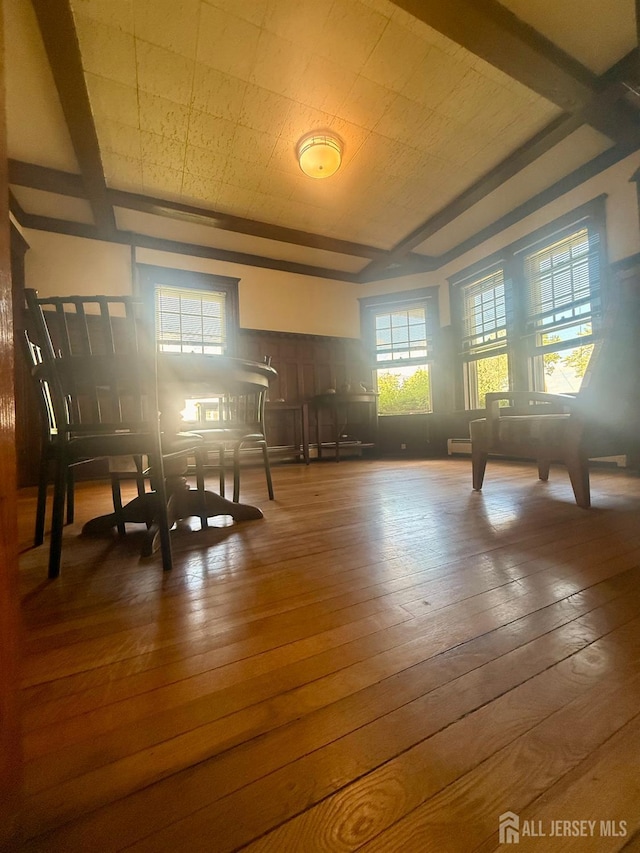 451 E Main St, Somerville, NJ 08876 - dining area featuring hardwood / wood-style flooring