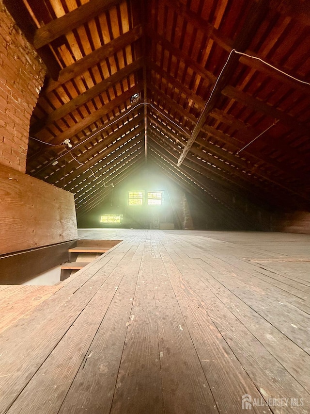 451 E Main St, Somerville, NJ 08876 - view of unfinished attic