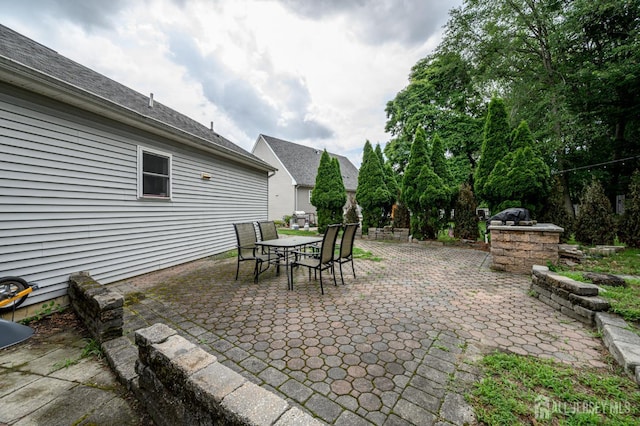 17 Duane St, Jamesburg, NJ 08831 - view of patio featuring outdoor dining area