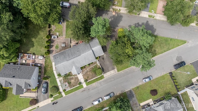17 Duane St, Jamesburg, NJ 08831 - aerial overview of property's location with nearby suburban area