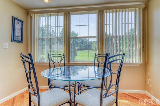 18 Bucknell Dr, East Brunswick, NJ 08816 - dining area with baseboards, a wealth of natural light, and wood finished floors
