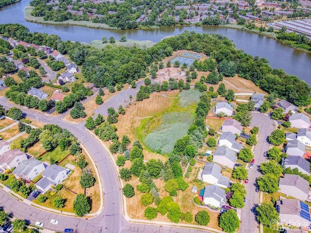 18 Bucknell Dr, East Brunswick, NJ 08816 - birds eye view of property with a water view and a residential view